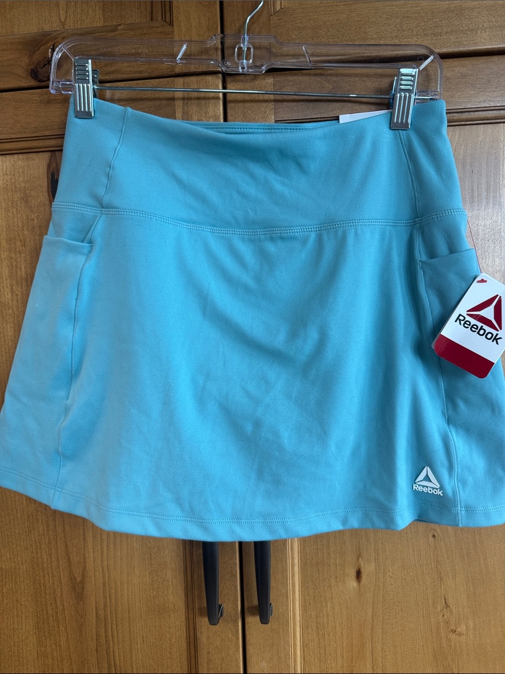 Reebok Aqua Blue Athletic Skirt with Pockets